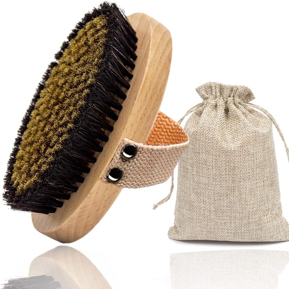 Dry Brush Body - Textur Trockener Kupferdrahtbürste Buchenholzkamm Hühnerhaut Peeling