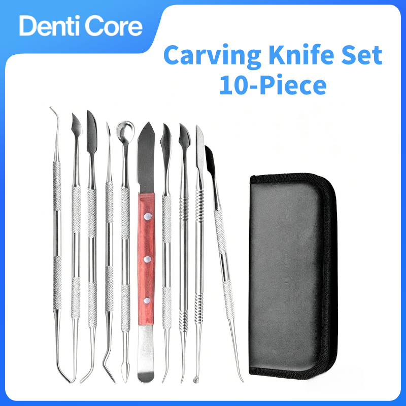 Waxing Kit Home - 10-teiliges Dental-Schnitz- und Füllset, Wachs-/Harzwerkzeugset für