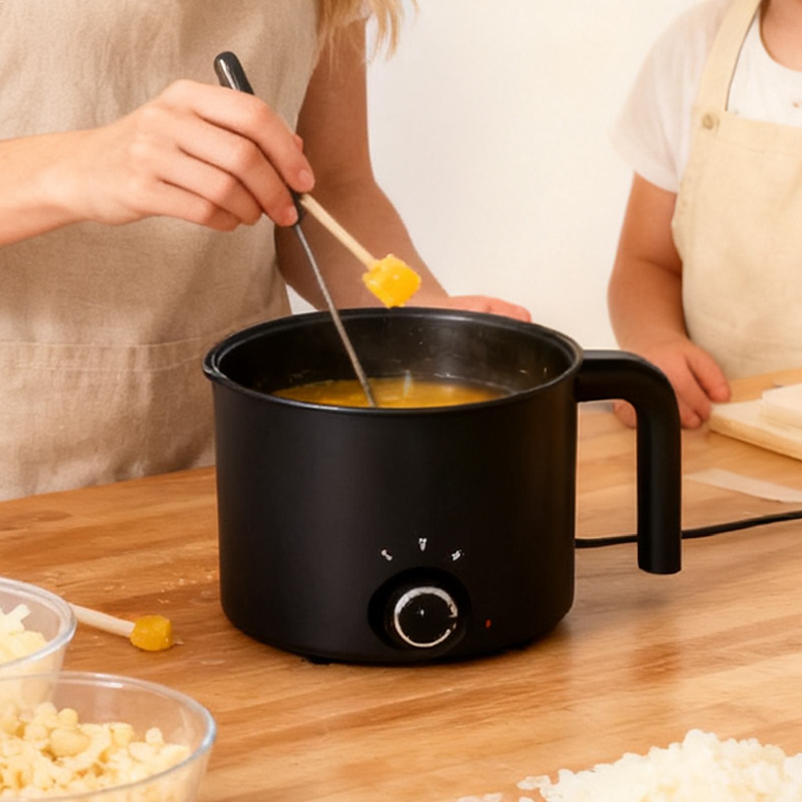 Waxing Kit Home - Kerzenwachs-Schmelztopf 1,5L Großer Edelstahl Elektrischer Antihaft-Kerzenherstellungstopf