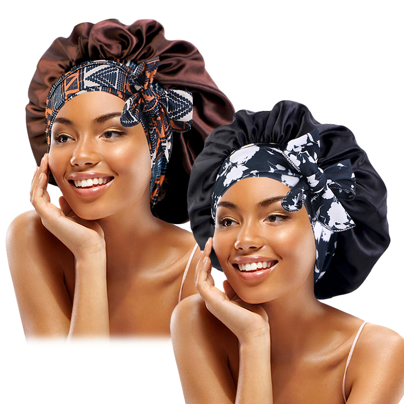 Hair Spa Wellness - 2 TEILE/LOS Boho Gedruckt Stirnband Satin
