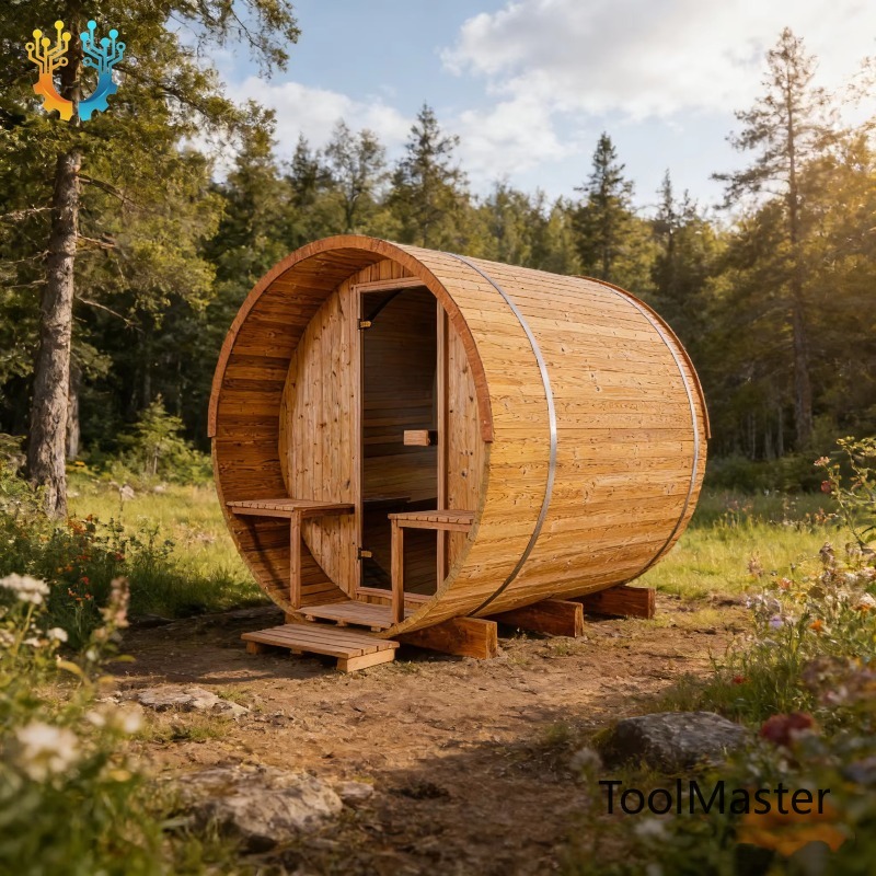 Spa Wellness Resorts - 【2026】Premium Karbonisierte Fichten-Dampfsauna | 240x180x190cm Wellness-Sauna