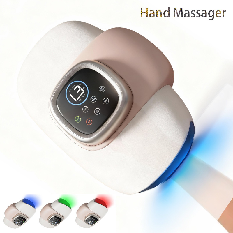 Relax - Spa & Wellness - 2026 Elektrisches Handmassagegerät mit Lichttherapie, Luftdruck,