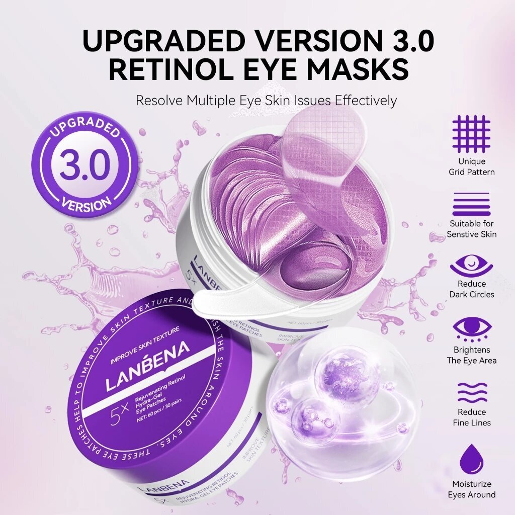 LANBENA Retinol Anti-Falten-Au – Microneedle Patch Eye Bewertung und Preis