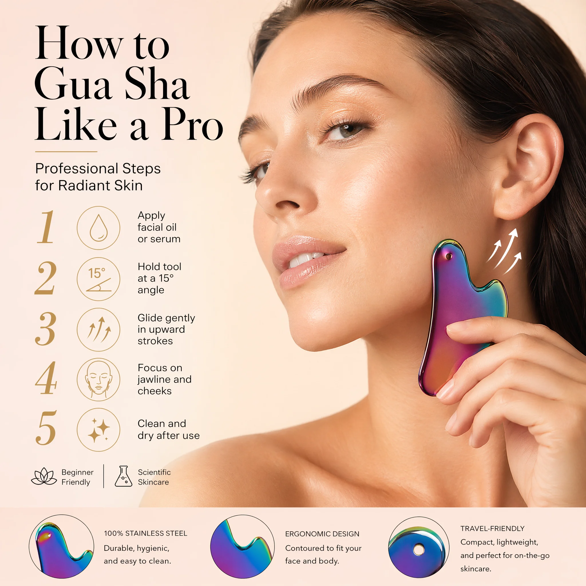 1 Stück Edelstahl Gua Sha Boar – Relax - Spa & Wellness Bewertung und Preis