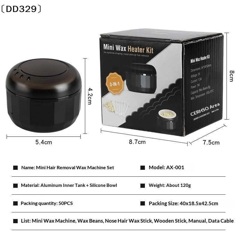 Mini-Wachserhitzer mit Silikon – Waxing Kit Home Bewertung und Preis
