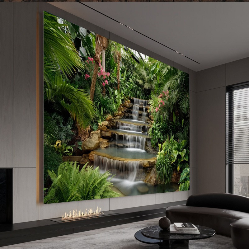 Wandteppich mit Wasserfall-Gar – Spa And Wellness Center Bewertung und Preis