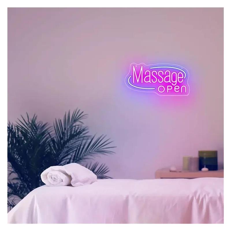 Neon-Schild „Massage“ für Mass – Spa Wellness Day Bewertung und Preis
