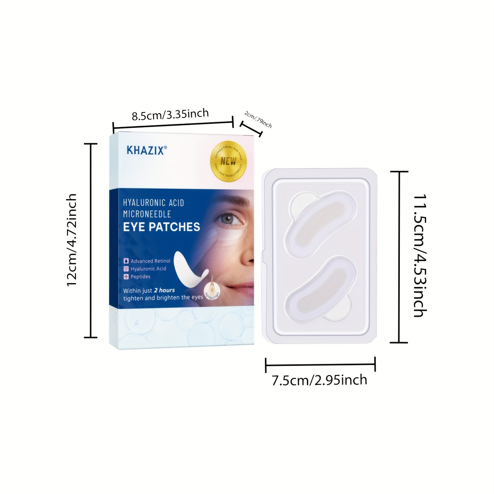 2 Stück Retinol-Mikronadel-Aug – Microneedle Patch Eye Bewertung und Preis
